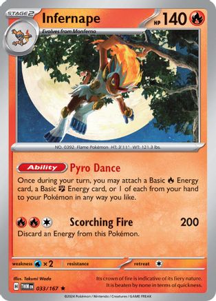 Infernape (TWM-033) (Reverse Holofoil)