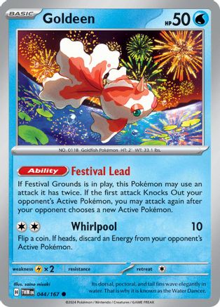 Goldeen (TWM-044) (Reverse Holofoil)