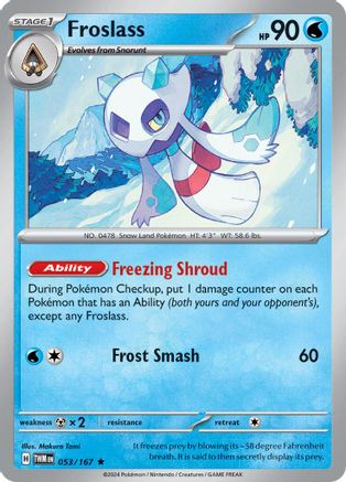 Froslass (TWM-053) (Reverse Holofoil)