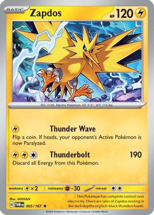 Zapdos (TWM-065) (Holofoil)