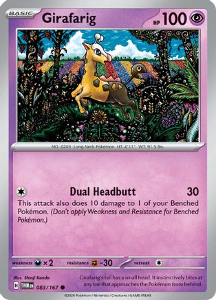 Girafarig (TWM-083) (Reverse Holofoil)