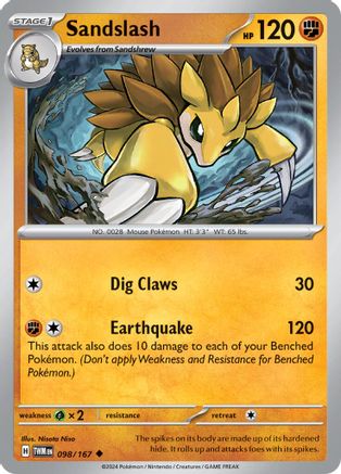 Sandslash (TWM-098) (Reverse Holofoil)