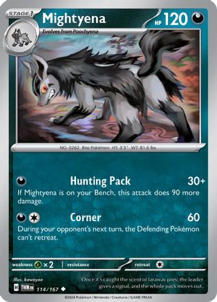 Mightyena (TWM-114) (Reverse Holofoil)