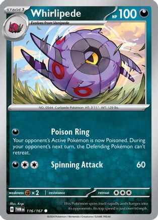 Whirlipede (TWM-116) (Reverse Holofoil)