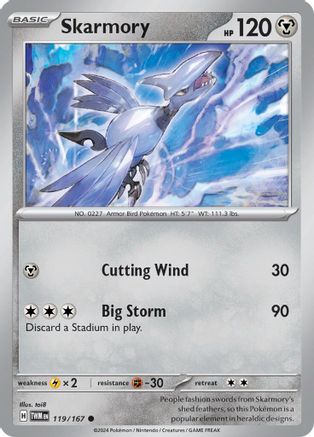 Skarmory (TWM-119) (Reverse Holofoil)