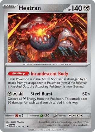 Heatran (TWM-123) (Reverse Holofoil)