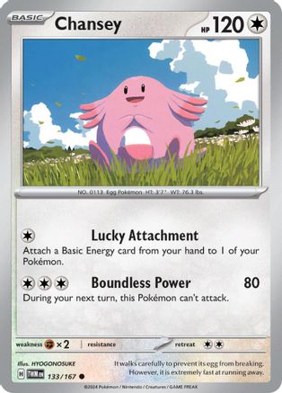Chansey (TWM-133) (Reverse Holofoil)