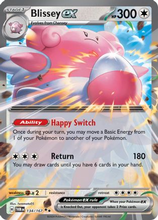 Blissey ex (TWM-134) (Holofoil)
