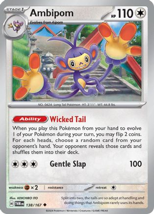 Ambipom (TWM-138) (Reverse Holofoil)