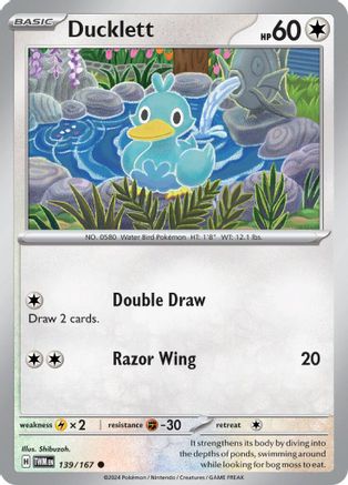 Ducklett (TWM-139) (Reverse Holofoil)