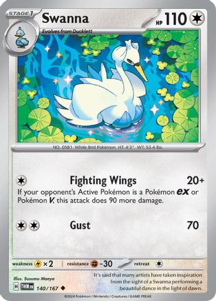 Swanna (TWM-140) (Reverse Holofoil)