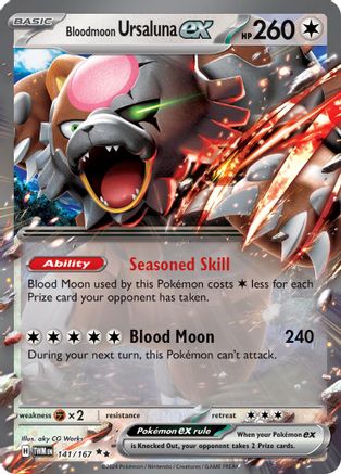 Bloodmoon Ursaluna ex (TWM-141) (Holofoil)