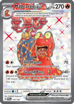 Magcargo ex (TWM-191) (Holofoil)