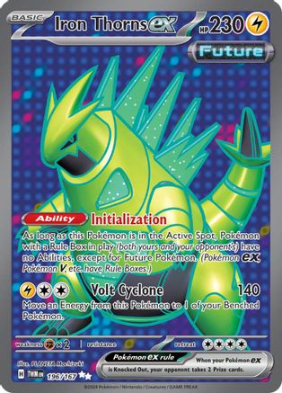 Iron Thorns ex (TWM-196) (Holofoil)