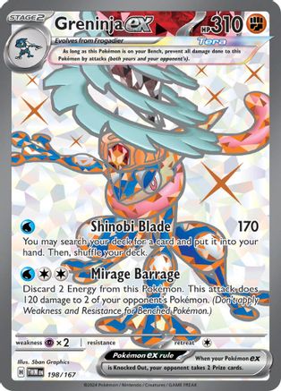 Greninja ex (TWM-198) (Holofoil)