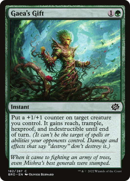 Gaea's Gift (BRO-182) (Foil)