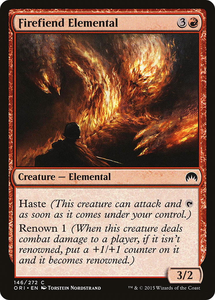 Firefiend Elemental (ORI-146) (Foil)