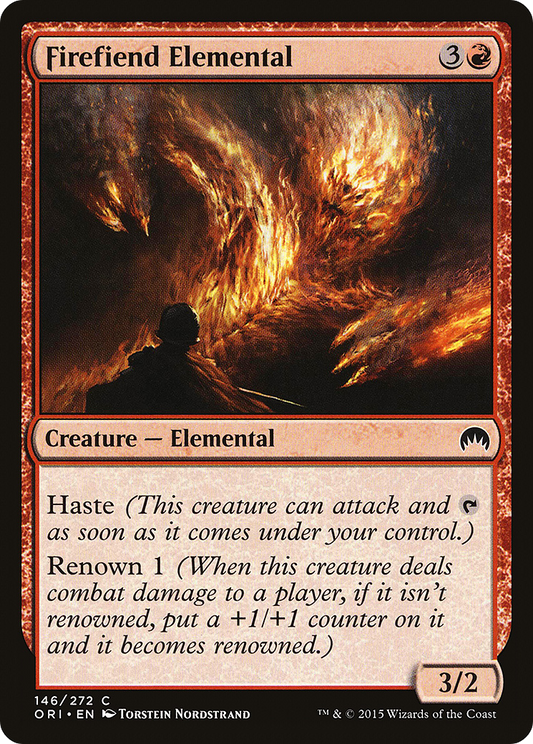 Firefiend Elemental (ORI-146) (Foil)