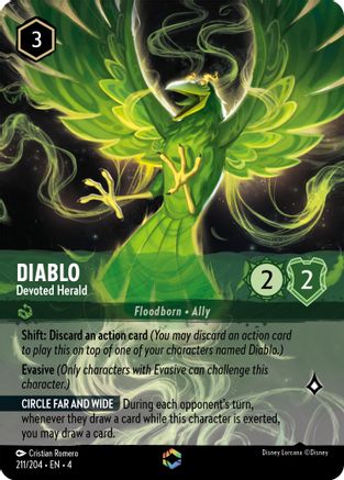 Diablo - Devoted Herald (Enchanted) (4-211) (Holofoil)