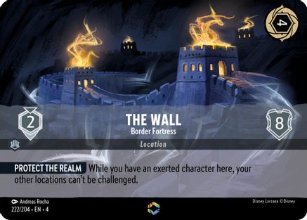The Wall - Border Fortress (Enchanted) (4-222) (Holofoil)
