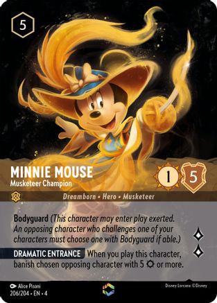 Minnie Mouse - Musketeer Champion (Enchanted) (4-206) (Holofoil)
