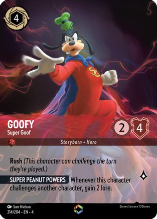 Goofy - Super Goof (Enchanted) (4-214) (Holofoil)