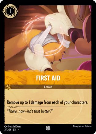First Aid (4-027) (Cold Foil)