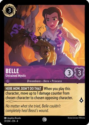 Belle - Untrained Mystic (4-037) (Cold Foil)