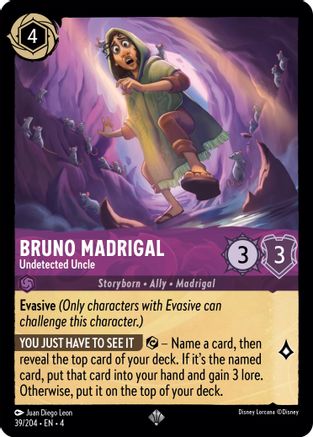 Bruno Madrigal - Undetected Uncle (4-039) (Cold Foil)