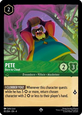 Pete - Born to Cheat (4-085) (Cold Foil)