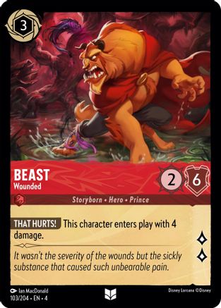 Beast - Wounded (4-103) (Cold Foil)