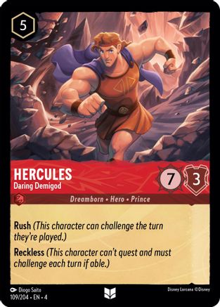 Hercules - Daring Demigod (4-109) (Cold Foil)