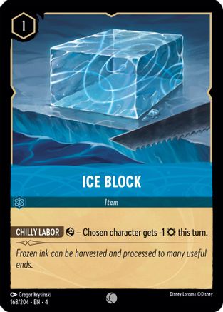 Ice Block (4-168) (Cold Foil)