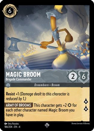 Magic Broom - Brigade Commander (4-186) (Cold Foil)