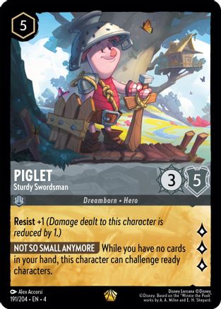 Piglet - Sturdy Swordsman (4-191)