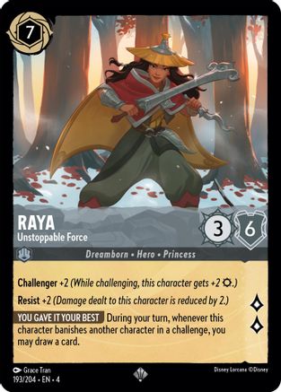 Raya - Unstoppable Force (4-193)