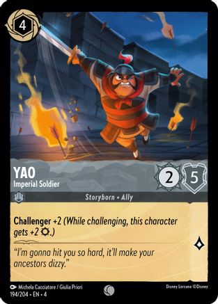 Yao - Imperial Soldier (4-194) (Cold Foil)