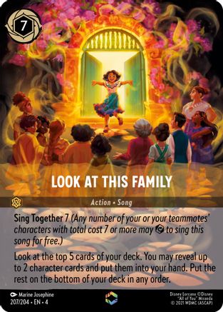 Look at This Family (Enchanted) (4-207) (Holofoil)