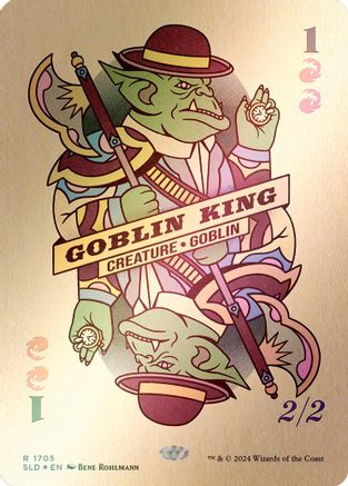 Goblin King (1705) (Rainbow Foil) (SLD-1705)