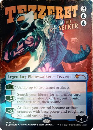 Tezzeret the Seeker (1619) (Rainbow Foil) (SLD-1619)