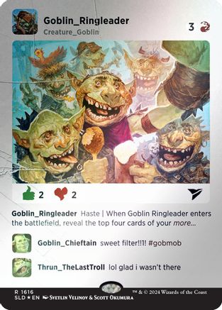 Goblin Ringleader (Rainbow Foil) (SLD-1616)