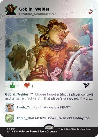 Goblin Welder (Rainbow Foil) (SLD-1617)