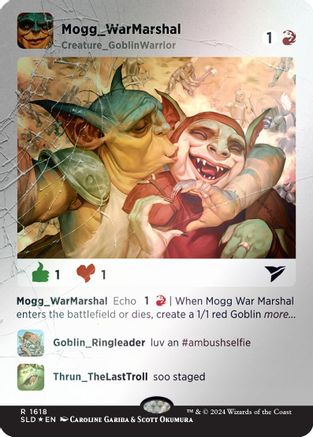 Mogg War Marshal (Rainbow Foil) (SLD-1618)
