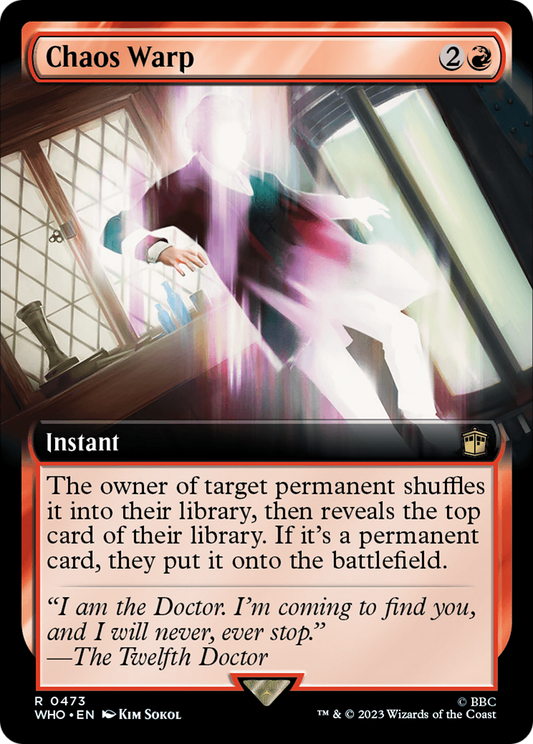 Chaos Warp (WHO-473) (Extended Art) (Foil)