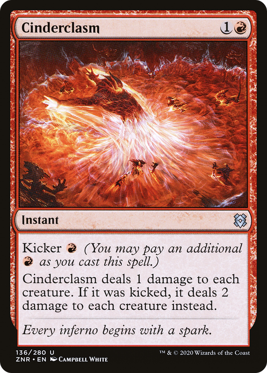Cinderclasm (ZNR-136) (Foil)