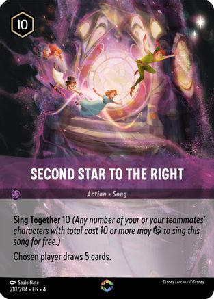 Second Star to the Right (Enchanted) (4-210) (Holofoil)
