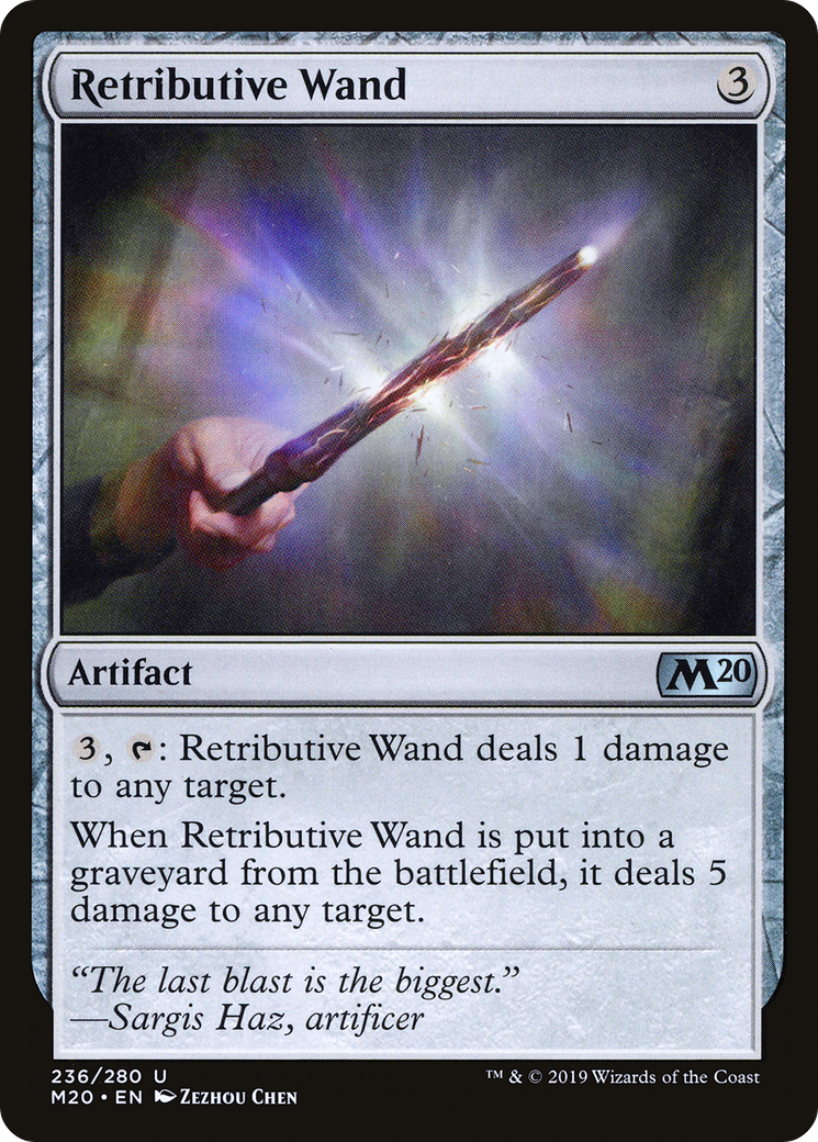 Retributive Wand (M20-236) (Foil)