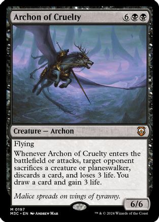 Archon of Cruelty (Ripple Foil) (M3C-197)