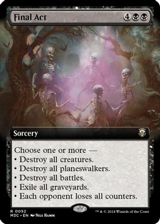 Final Act (Extended Art) (Ripple Foil) (M3C-052)