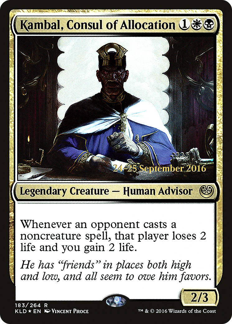 Kambal, Consul of Allocation (PRE-183S) (Foil)